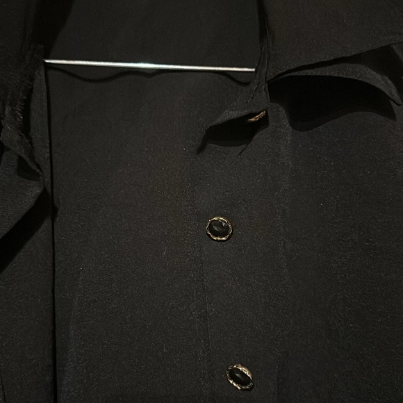 Vintage BFA button down with gold buttons double collar - Picture 2 of 3